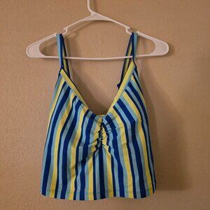 Torrid Size 2X Striped Bikini Top